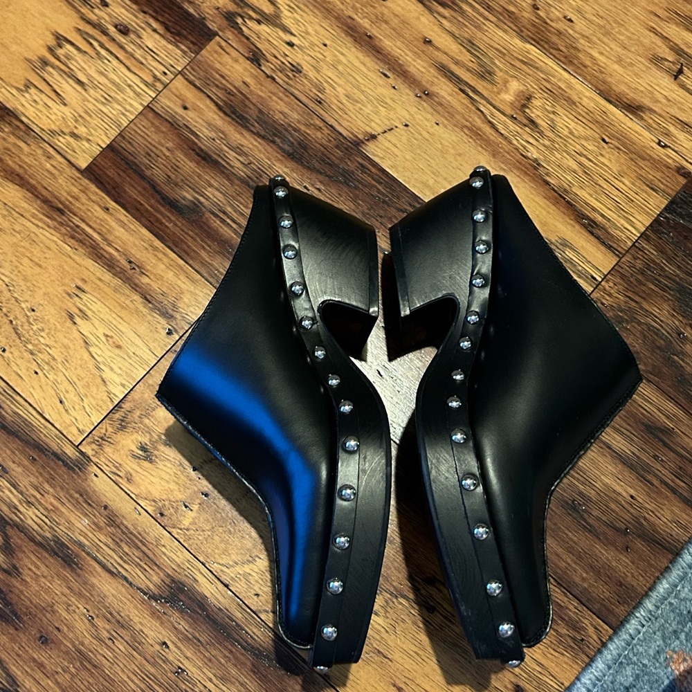 Zara Studded Clogs